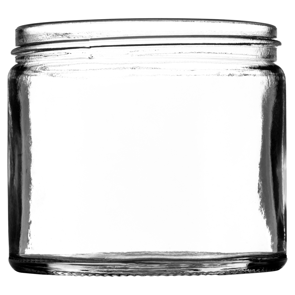 250ml Squat Round Flint Glass Jar R3/83 Rawlings